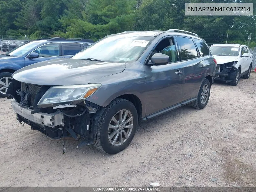 2015 Nissan Pathfinder Platinum/S/Sl/Sv VIN: 5N1AR2MN4FC637214 Lot: 39998875