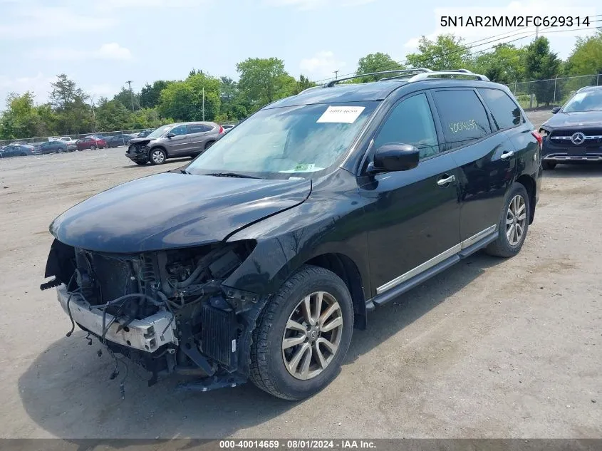 5N1AR2MM2FC629314 2015 Nissan Pathfinder Sl