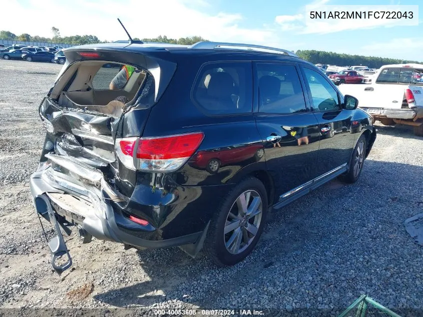 5N1AR2MN1FC722043 2015 Nissan Pathfinder Platinum/S/Sl/Sv