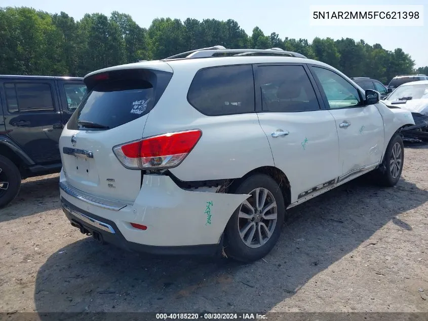 5N1AR2MM5FC621398 2015 Nissan Pathfinder Sl