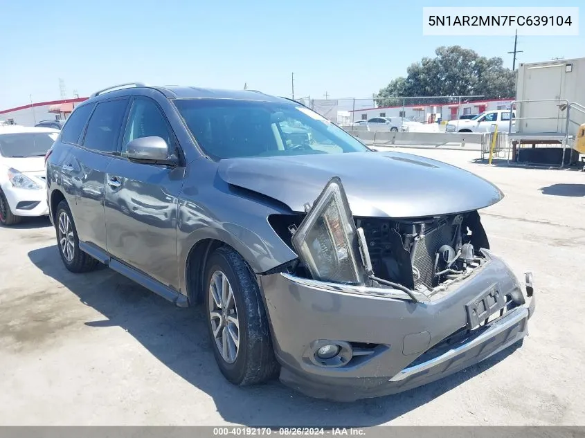 5N1AR2MN7FC639104 2015 Nissan Pathfinder Platinum/S/Sl/Sv