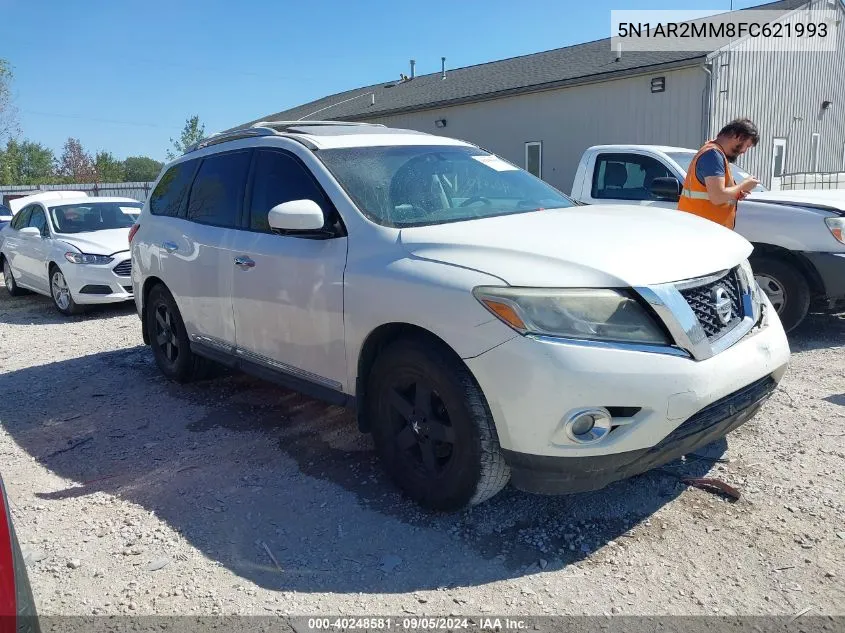 2015 Nissan Pathfinder S/Sv/Sl/Platinum VIN: 5N1AR2MM8FC621993 Lot: 40248581