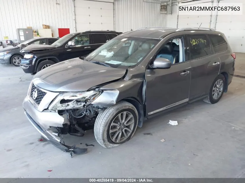 5N1AR2MMXFC687963 2015 Nissan Pathfinder Sl