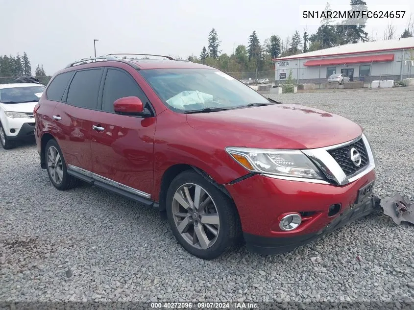 2015 Nissan Pathfinder Platinum VIN: 5N1AR2MM7FC624657 Lot: 40272096