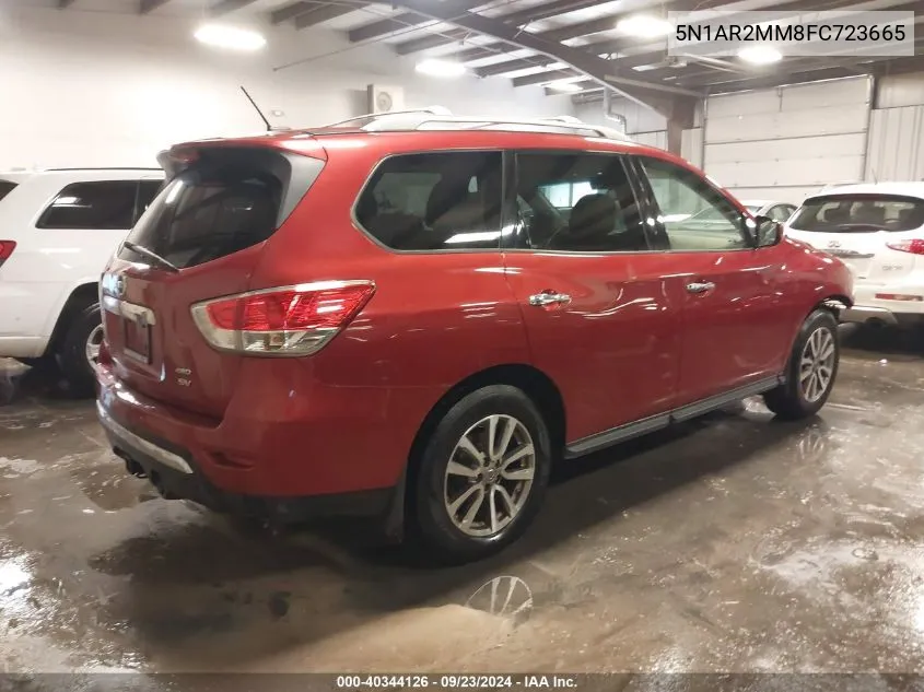 2015 Nissan Pathfinder Sv VIN: 5N1AR2MM8FC723665 Lot: 40344126