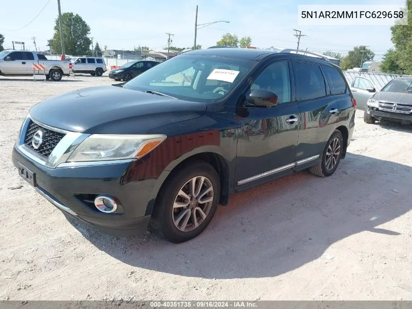 2015 Nissan Pathfinder Sl VIN: 5N1AR2MM1FC629658 Lot: 40351735