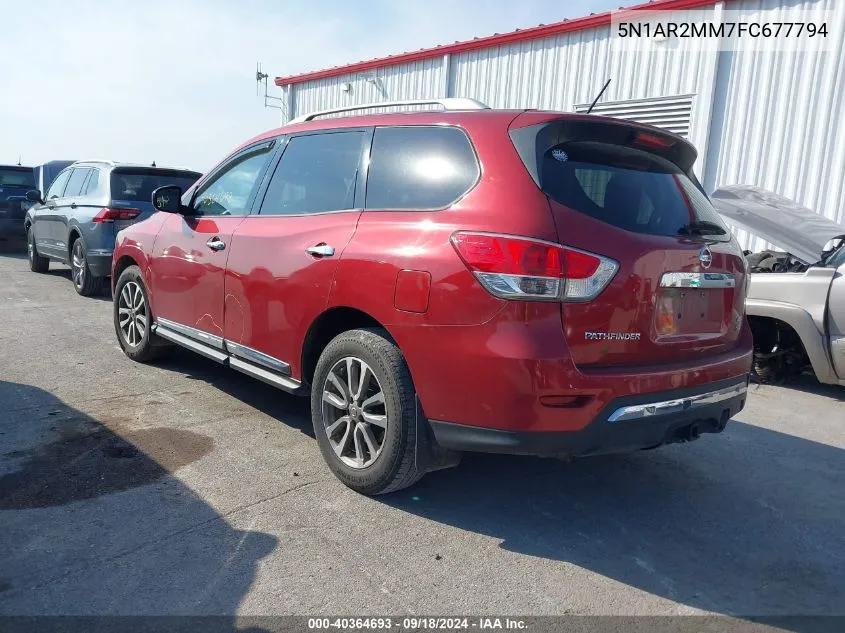 5N1AR2MM7FC677794 2015 Nissan Pathfinder Sl