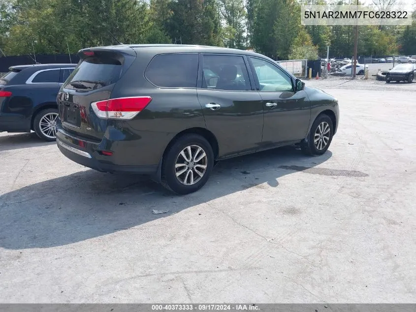 5N1AR2MM7FC628322 2015 Nissan Pathfinder S