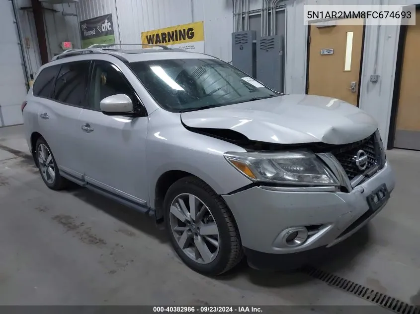 5N1AR2MM8FC674693 2015 Nissan Pathfinder S/Sv/Sl/Platinum