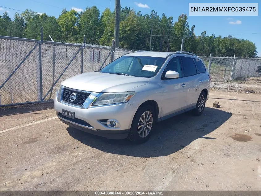 2015 Nissan Pathfinder Platinum/S/Sl/Sv VIN: 5N1AR2MMXFC639475 Lot: 40388744