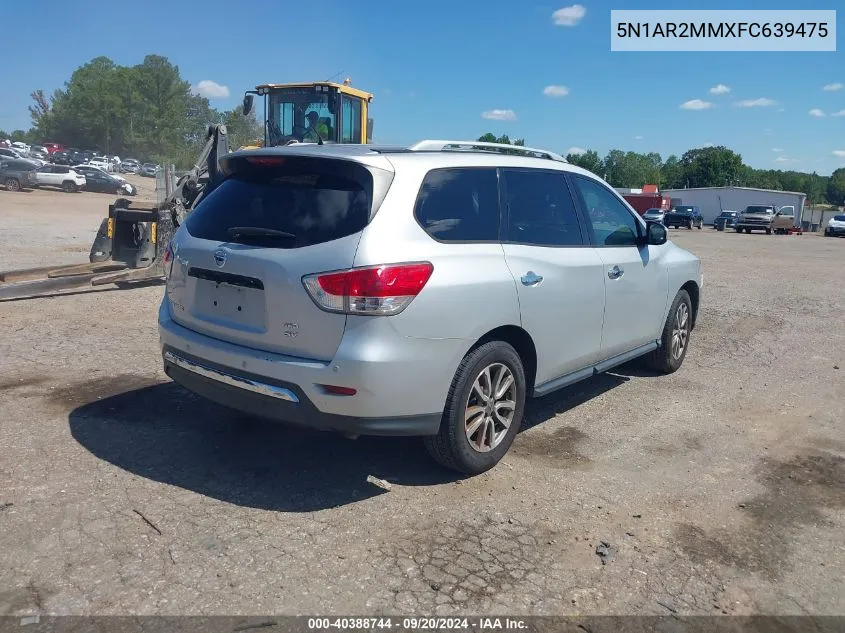 2015 Nissan Pathfinder Platinum/S/Sl/Sv VIN: 5N1AR2MMXFC639475 Lot: 40388744