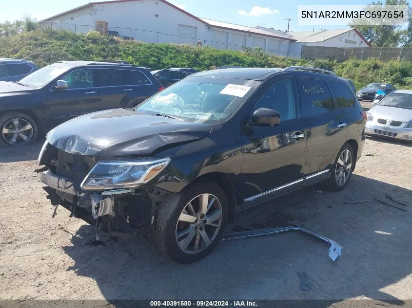 5N1AR2MM3FC697654 2015 Nissan Pathfinder S/Sv/Sl/Platinum