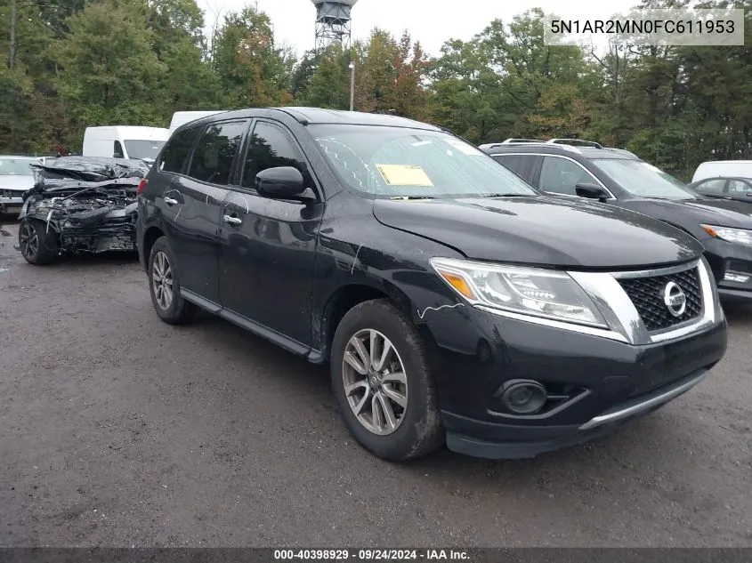 5N1AR2MN0FC611953 2015 Nissan Pathfinder S