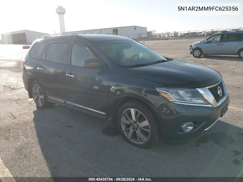 2015 Nissan Pathfinder S/Sv/Sl/Platinum VIN: 5N1AR2MM9FC625356 Lot: 40435704