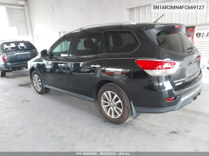 5N1AR2MN4FC669127 2015 Nissan Pathfinder S