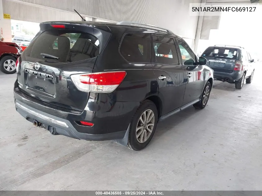 5N1AR2MN4FC669127 2015 Nissan Pathfinder S