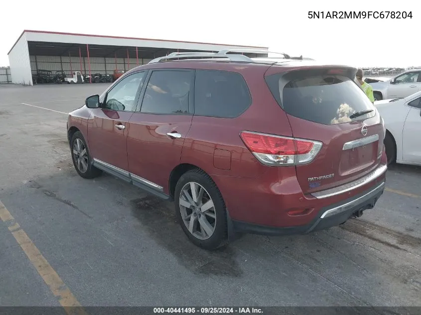 5N1AR2MM9FC678204 2015 Nissan Pathfinder Platinum