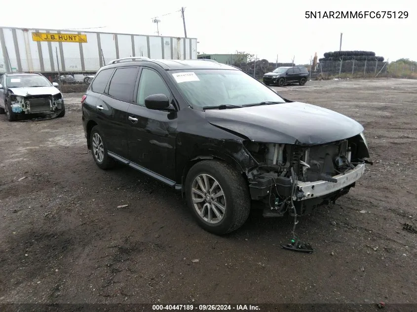 2015 Nissan Pathfinder S VIN: 5N1AR2MM6FC675129 Lot: 40447189