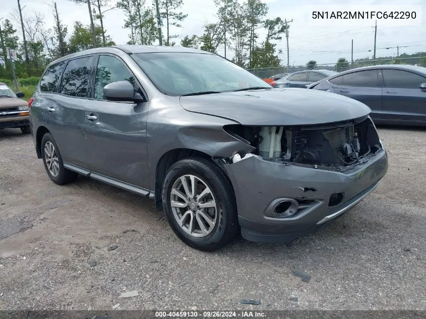 5N1AR2MN1FC642290 2015 Nissan Pathfinder S