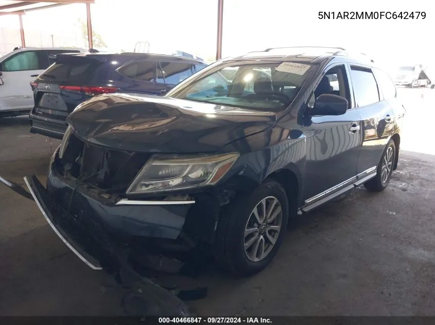 5N1AR2MM0FC642479 2015 Nissan Pathfinder Sl