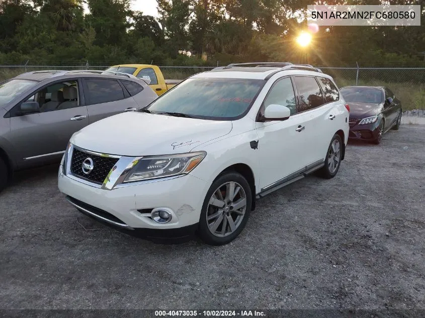 5N1AR2MN2FC680580 2015 Nissan Pathfinder S/Sv/Sl/Platinum