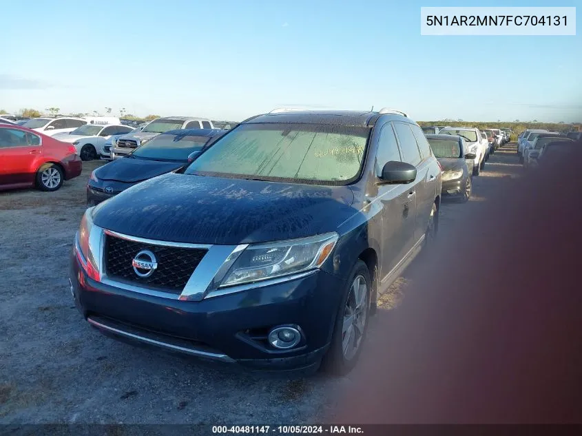 5N1AR2MN7FC704131 2015 Nissan Pathfinder S/Sv/Sl/Platinum