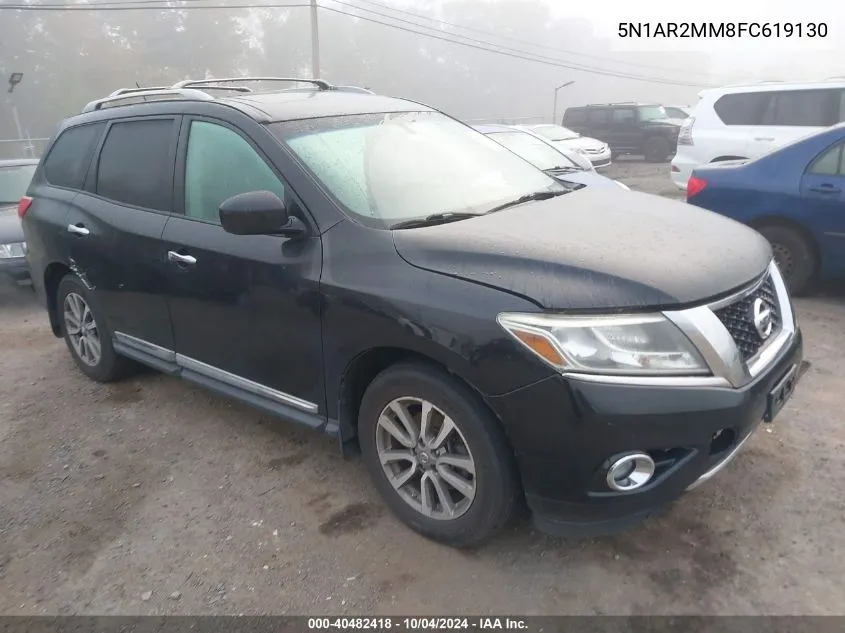 2015 Nissan Pathfinder Sl VIN: 5N1AR2MM8FC619130 Lot: 40482418