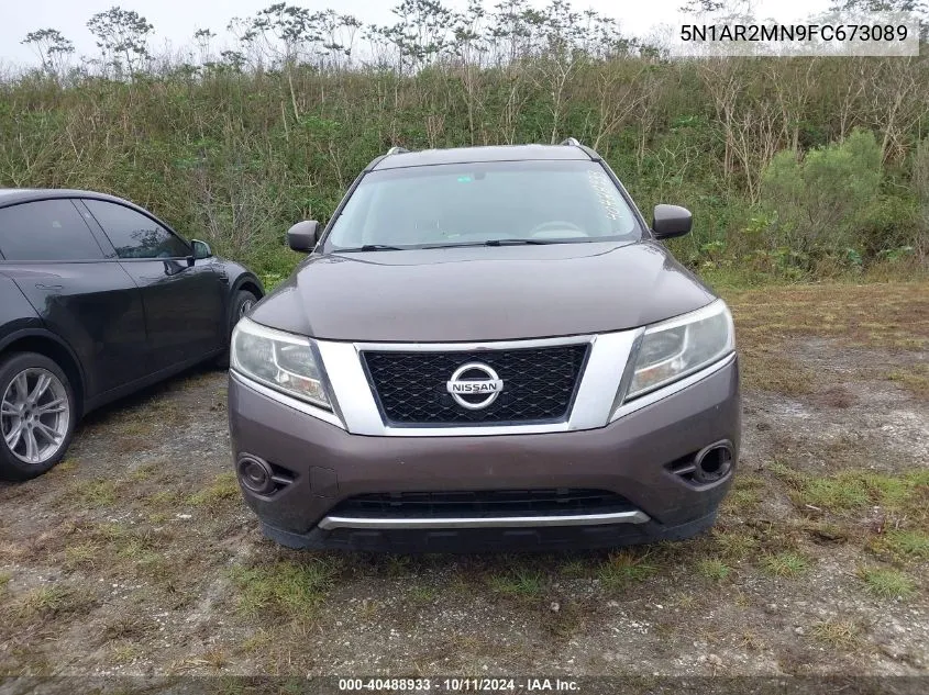 2015 Nissan Pathfinder S VIN: 5N1AR2MN9FC673089 Lot: 40488933