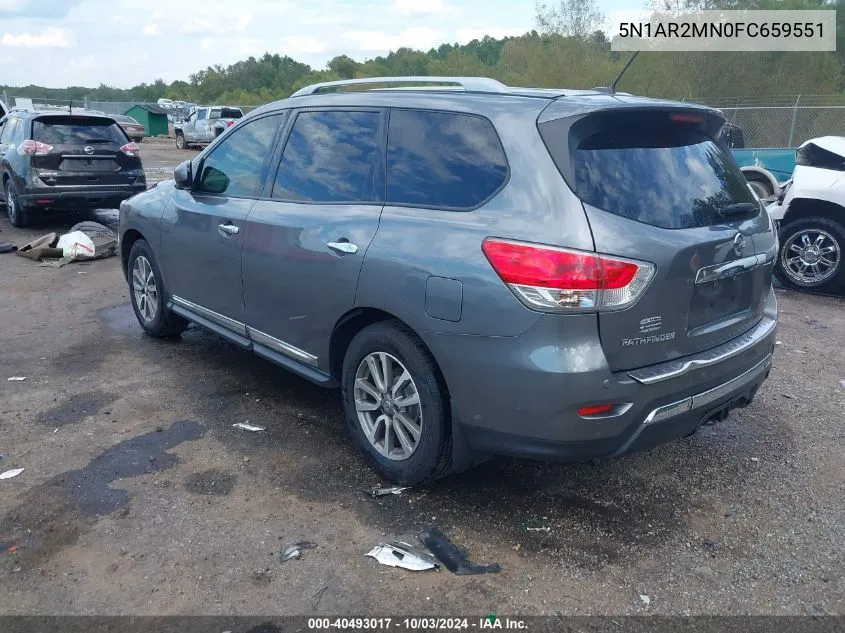 5N1AR2MN0FC659551 2015 Nissan Pathfinder Sl