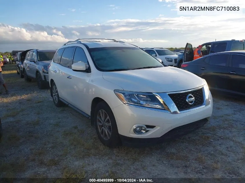 2015 Nissan Pathfinder Sv VIN: 5N1AR2MN8FC710083 Lot: 40495999