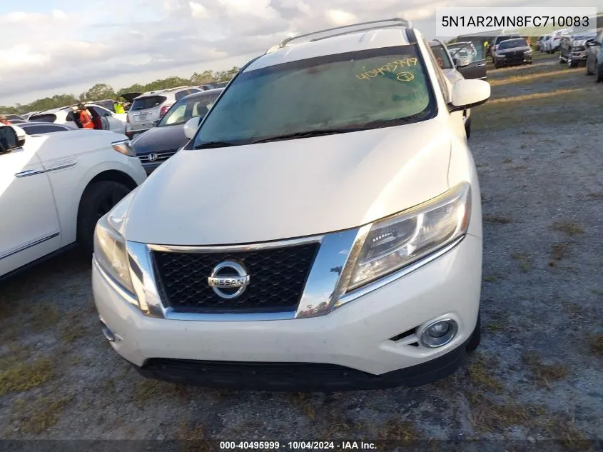 5N1AR2MN8FC710083 2015 Nissan Pathfinder Sv