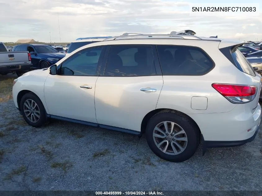 5N1AR2MN8FC710083 2015 Nissan Pathfinder Sv