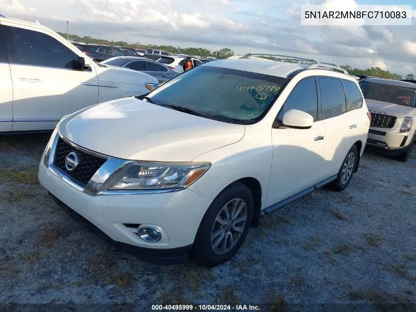 5N1AR2MN8FC710083 2015 Nissan Pathfinder Sv