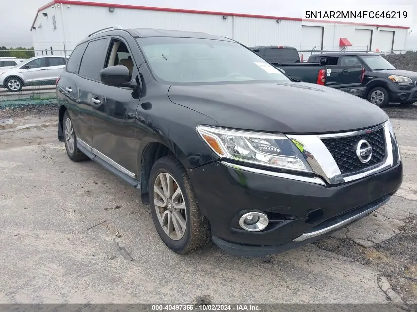 5N1AR2MN4FC646219 2015 Nissan Pathfinder Sl