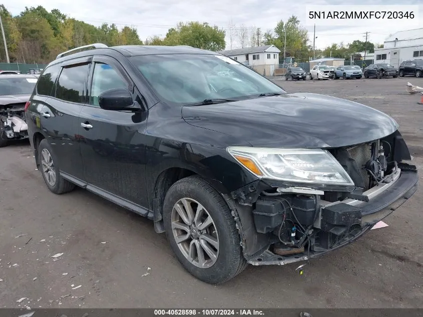 2015 Nissan Pathfinder Sv VIN: 5N1AR2MMXFC720346 Lot: 40528598