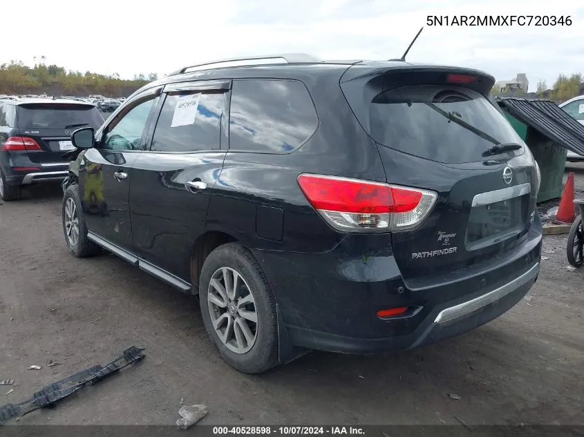 5N1AR2MMXFC720346 2015 Nissan Pathfinder Sv