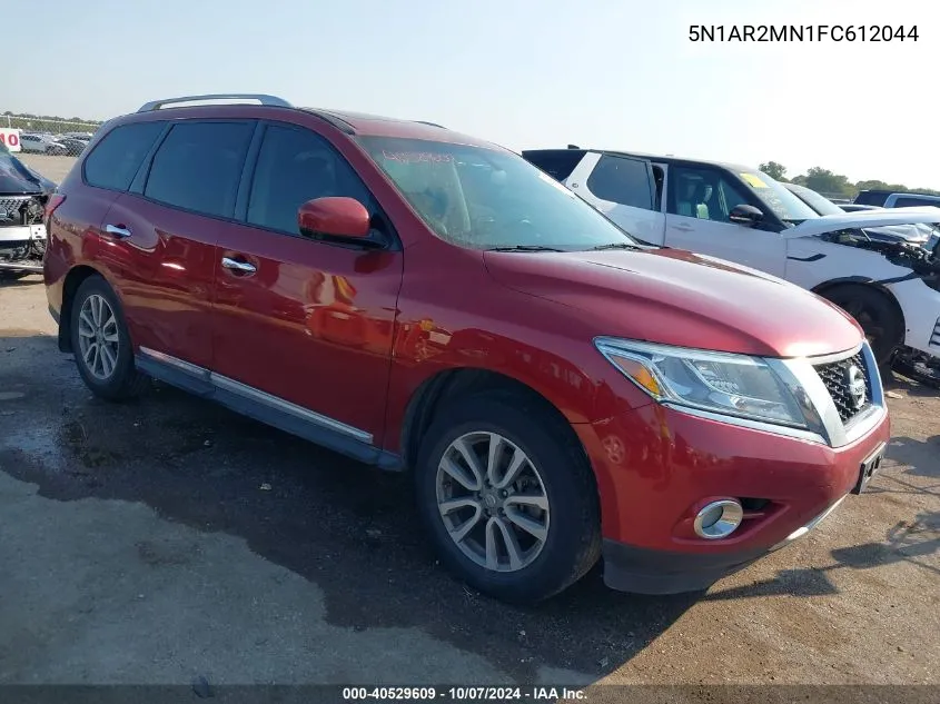 2015 Nissan Pathfinder S/Sv/Sl/Platinum VIN: 5N1AR2MN1FC612044 Lot: 40529609