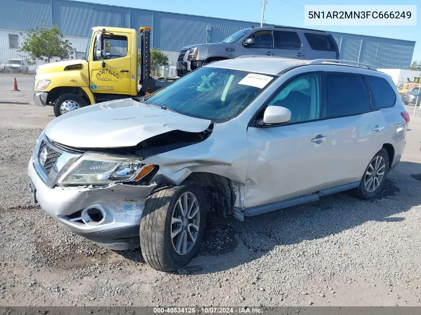 5N1AR2MN3FC666249 2015 Nissan Pathfinder S/Sv/Sl/Platinum