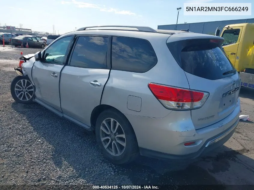 5N1AR2MN3FC666249 2015 Nissan Pathfinder S/Sv/Sl/Platinum