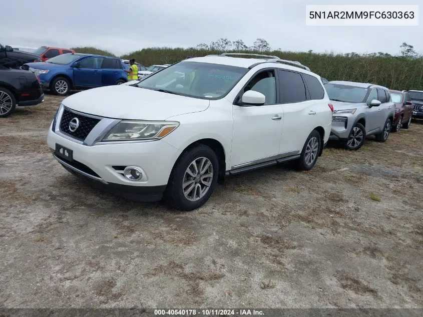 2015 Nissan Pathfinder Sl VIN: 5N1AR2MM9FC630363 Lot: 40540178