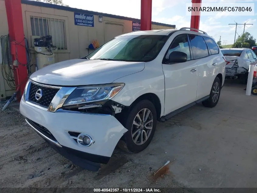 5N1AR2MM6FC678046 2015 Nissan Pathfinder S/Sv/Sl/Platinum