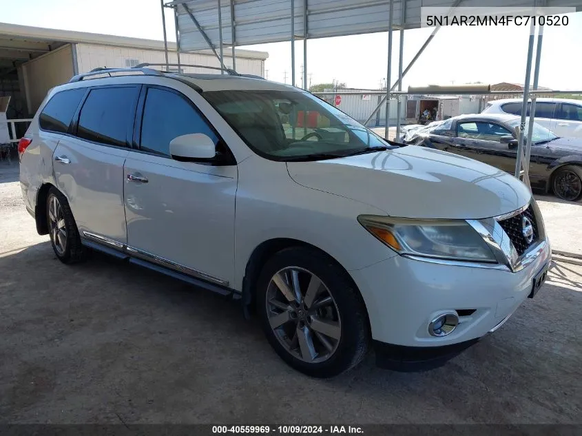 2015 Nissan Pathfinder Platinum VIN: 5N1AR2MN4FC710520 Lot: 40559969