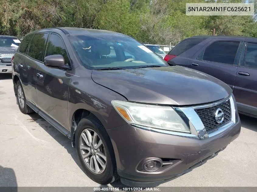 2015 Nissan Pathfinder S VIN: 5N1AR2MN1FC625621 Lot: 40578156