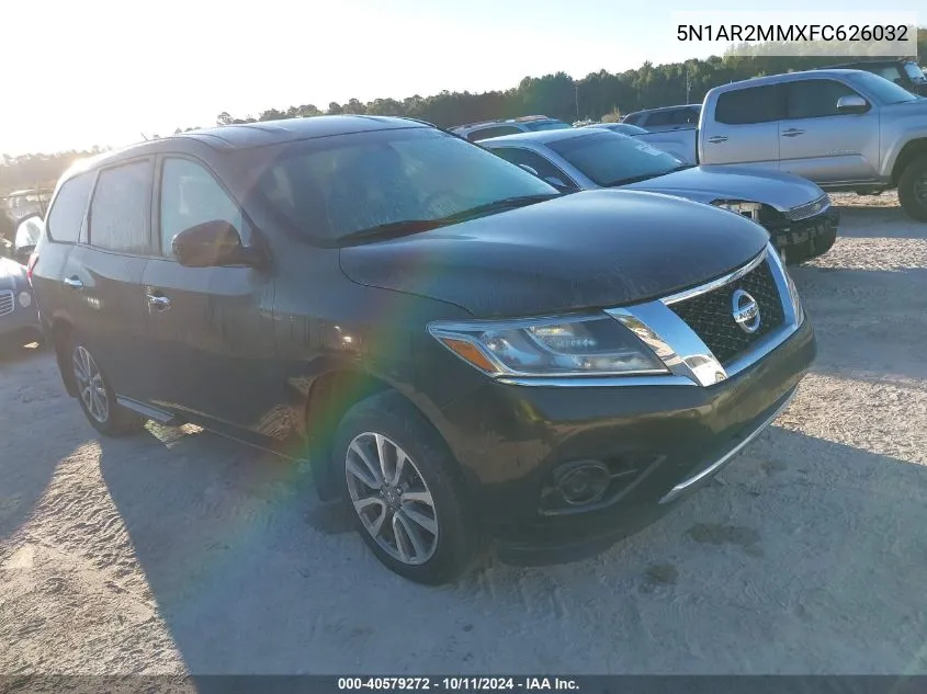 2015 Nissan Pathfinder S VIN: 5N1AR2MMXFC626032 Lot: 40579272