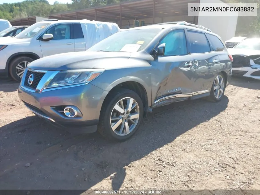 2015 Nissan Pathfinder Platinum VIN: 5N1AR2MN0FC683882 Lot: 40597571