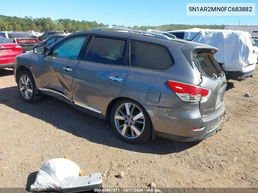 2015 Nissan Pathfinder Platinum VIN: 5N1AR2MN0FC683882 Lot: 40597571