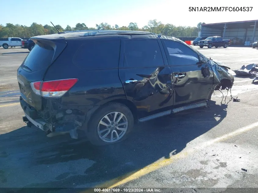 2015 Nissan Pathfinder Sv VIN: 5N1AR2MM7FC604537 Lot: 40617669