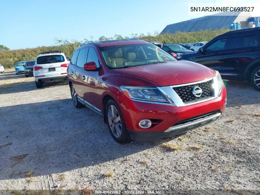 2015 Nissan Pathfinder Platinum VIN: 5N1AR2MN8FC693527 Lot: 40622062