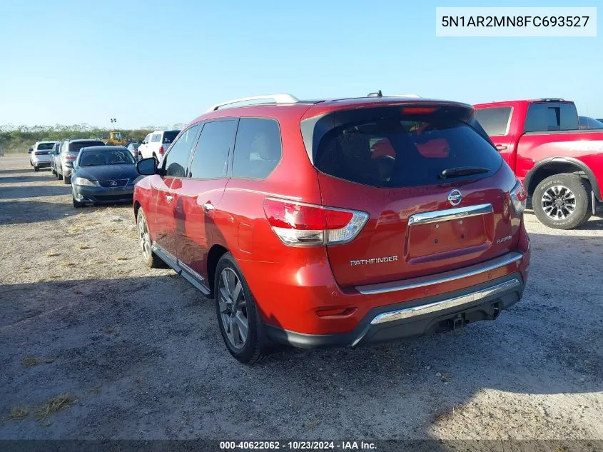 2015 Nissan Pathfinder Platinum VIN: 5N1AR2MN8FC693527 Lot: 40622062