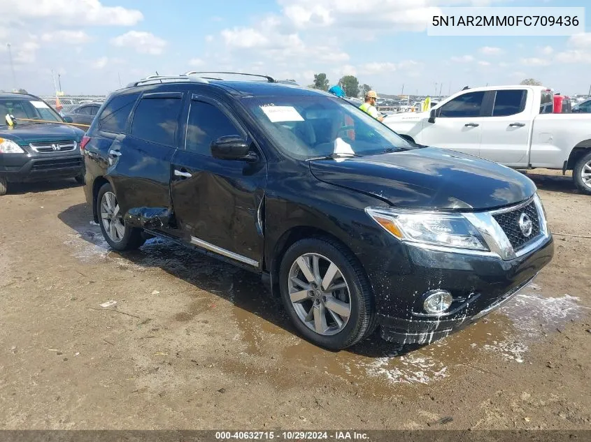 2015 Nissan Pathfinder Platinum VIN: 5N1AR2MM0FC709436 Lot: 40632715